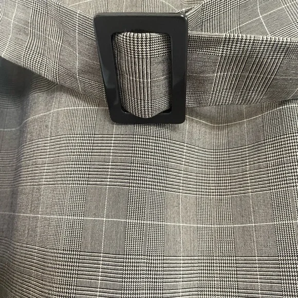 Michael Kors Plaid Belted Sleeveless Midi Dress Brown Size 12 - Picture 12 of 12